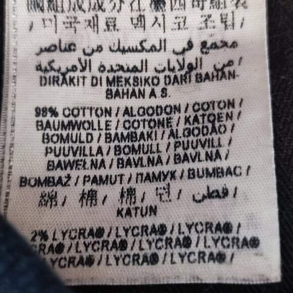 Vintage Guess Jeans Robertson men's size 34 distressed denim blue slim tapered - Picture 9 of 16